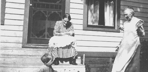Great Grandma Maria with Grandpa Bruce Nachtrieb