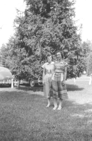 Mom and Donalda Dick